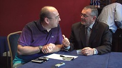 Conor O'Neill and Minister John McGuinness talk Cubic Telecom