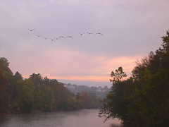 Lehigh River at Dawn