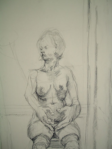 Woman, Naked, With Socks
