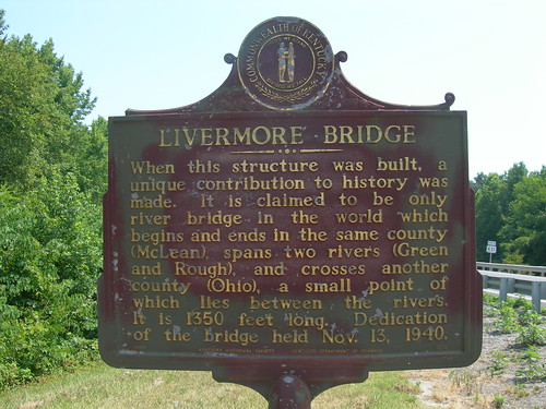 Livermore Bridge Historic Marker