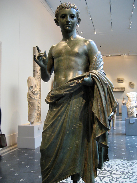 Bronze statue of an aristocratic boy | Roman | Augustan 