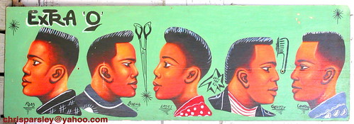 African barber sign
