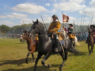 CIMG3678 Military Odyssey 2007 English Civil War Reenactment Cavalry Charge