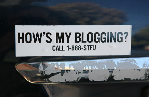 How's My BLogging? bumper sticker