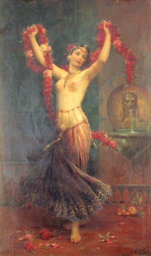 The Harem Dancer by Zatzka, Hans