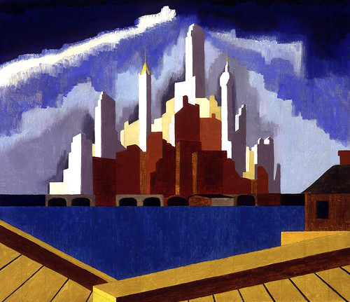 Thomas James Delbridge: Lower Manhattan, 1934