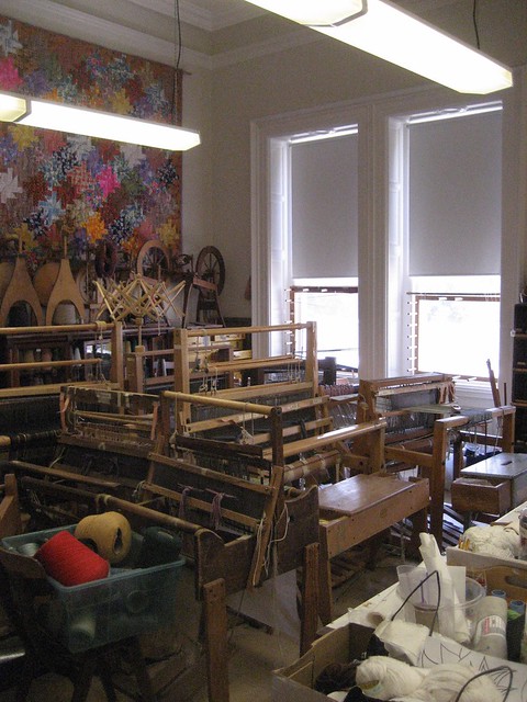 The weaving room