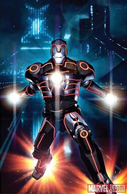 101022(3) - 《創:光速戰記》和《驚奇漫畫》的完美融合！蜘蛛人、金鋼狼等10位英雄披上「光速戰服」亮相！ 10 鋼鐵人（Iron Man）