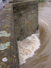 Flooding around Tewkesbury