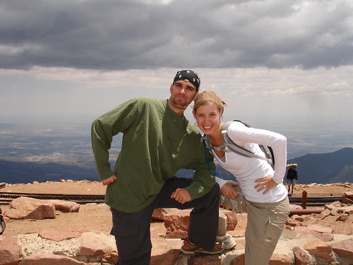 Brett & Jenni at the top of the trail