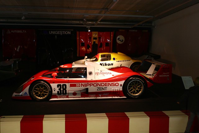 Toyota TS010 at the Louwman museum Used in Le Mans in 1993 and managed to 