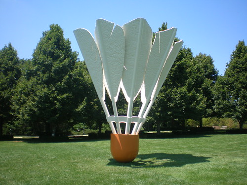 Claes Oldenburg, Coosje Van Bruggen 1994 'Shuttlecocks', Nelson-Atkins Museum Sculpture Park, Kansas City, Missouri