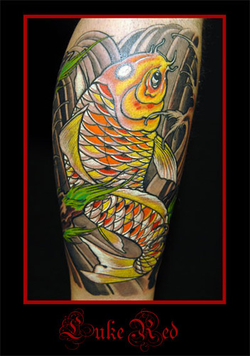 Carpa koi Tattoos by Luke RedVisit my site Luke Red Tattoo