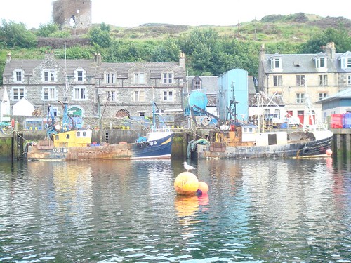 Tarbert with Castle in the Background