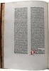 Page of text with manuscript additions from 'De vita et moribus philosophorum'. Sp Coll Hunterian Bx.2.6.