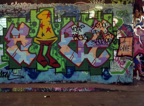 Graffiti, The Tunnel, Waterloo, London - 5