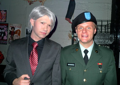Julian Assange and Bradley Manning by besha