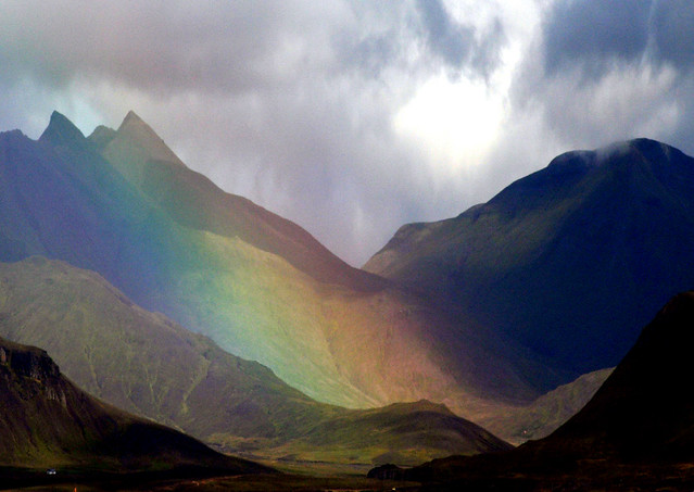 Iceland: Rainbow Volcano by vicmontol, on Flickr
