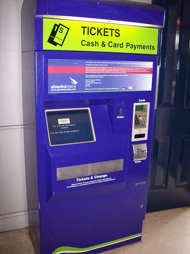 Self service ticket machine, Kew Gardens