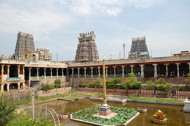 Meenakshi temple gopurams