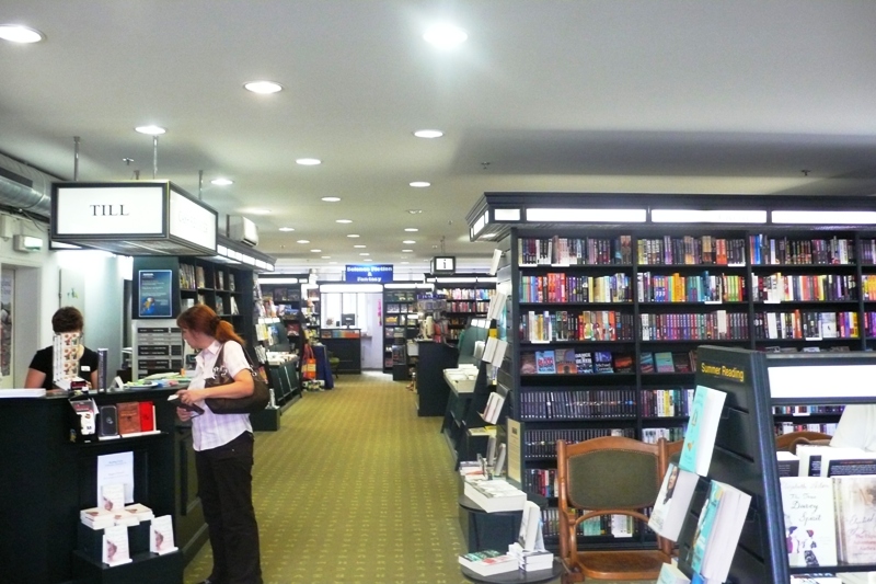 Stauffacher Book shop, English dept., Bern