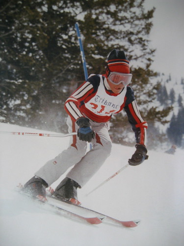 Me racing at Snowbird in 1985