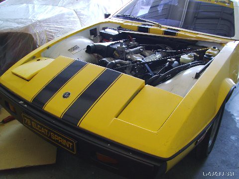 1978 Lotus Eclat Sprint currently being repaired and restored by Iftikhar 