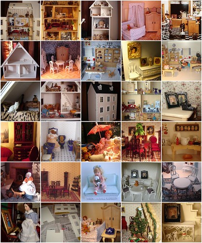 My dollshouses mosaique by Anna Amnell
