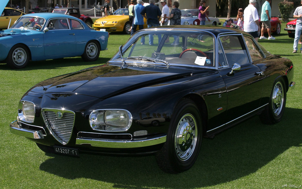 1966 Alfa Romeo 2600 SZ black fvl2 alfa romeo 2600 sz 65
