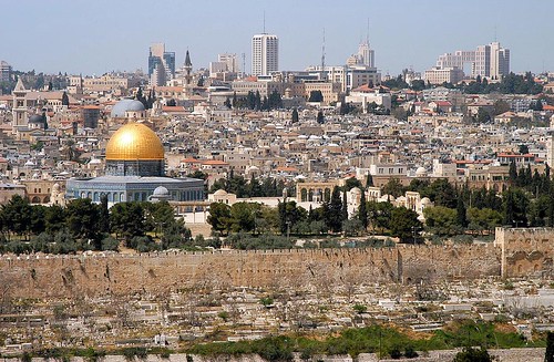 Gerusalemme vista dal Monte degli Ulivi