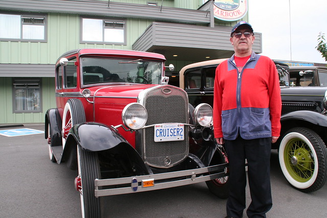 Ford 31 A car club was in town they drove from Ontario into Prince Rupert