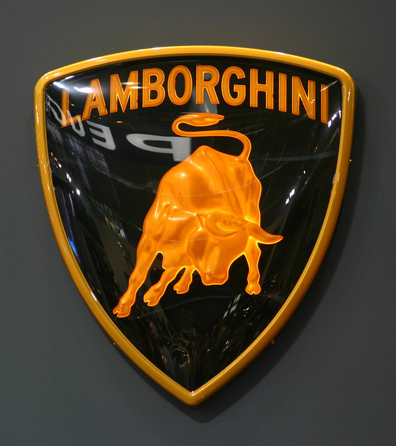 Lamborghini Emblem At the Lambo stand at Sydney Motorshow 2010