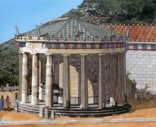 Resultado de imagen de Templo de Atenea en Delfos