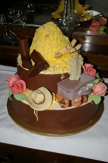 Western Themed Wedding Cake 94