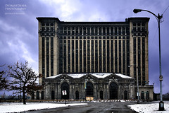 Abandoned Michigan Central Train Station