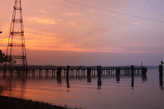 Charles City County Sunrise on Pier