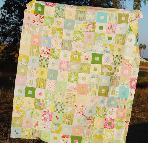 My Nicey Jane FQ quilt along top