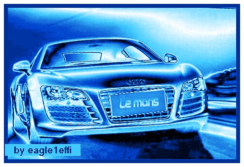 Audi R8 metalic blue Bleu