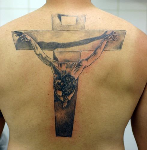 Christ of St John Tattoo. Tattooed at The Tattoo Studio, Crayford