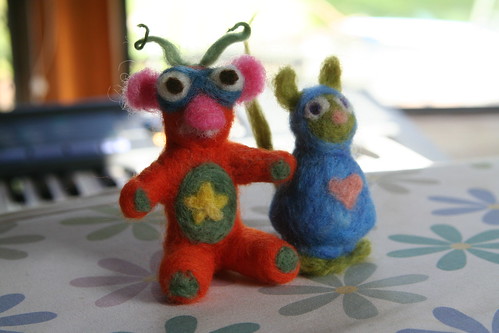 Needle-Felted Monster Friends