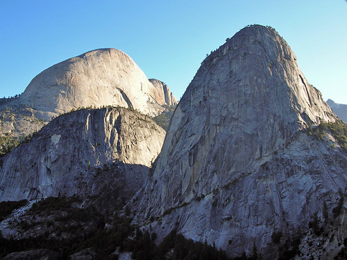 Half Dome from the Approach to Nevada Falls