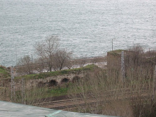 A tengeri fal maradványai a Topkapı pakota mögött