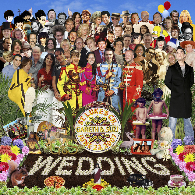Sgt Pepper Wedding CD Cover