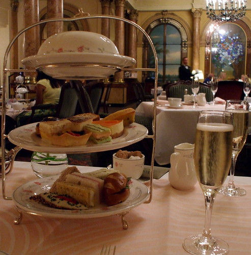 Afternoon tea at the Savoy