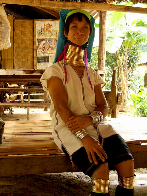 tradiciones del mundo. Mujeres Padaung