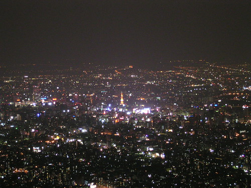 比函館夜景多70萬的札幌夜景