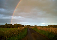 Double Rainbow on the way to the bootfair!