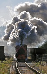 steam at foxfield colliery