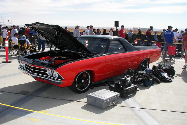 One of Boyd Coddington and his crew's creations just after a reveal was