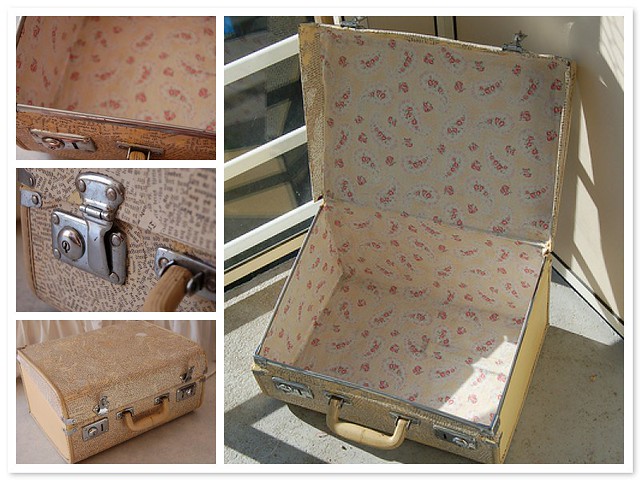 Suitcase decoupage and a crafty picnic